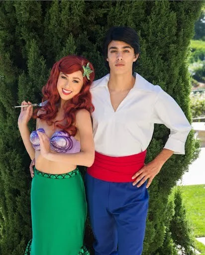 Little Mermaid party character in Wilmington
