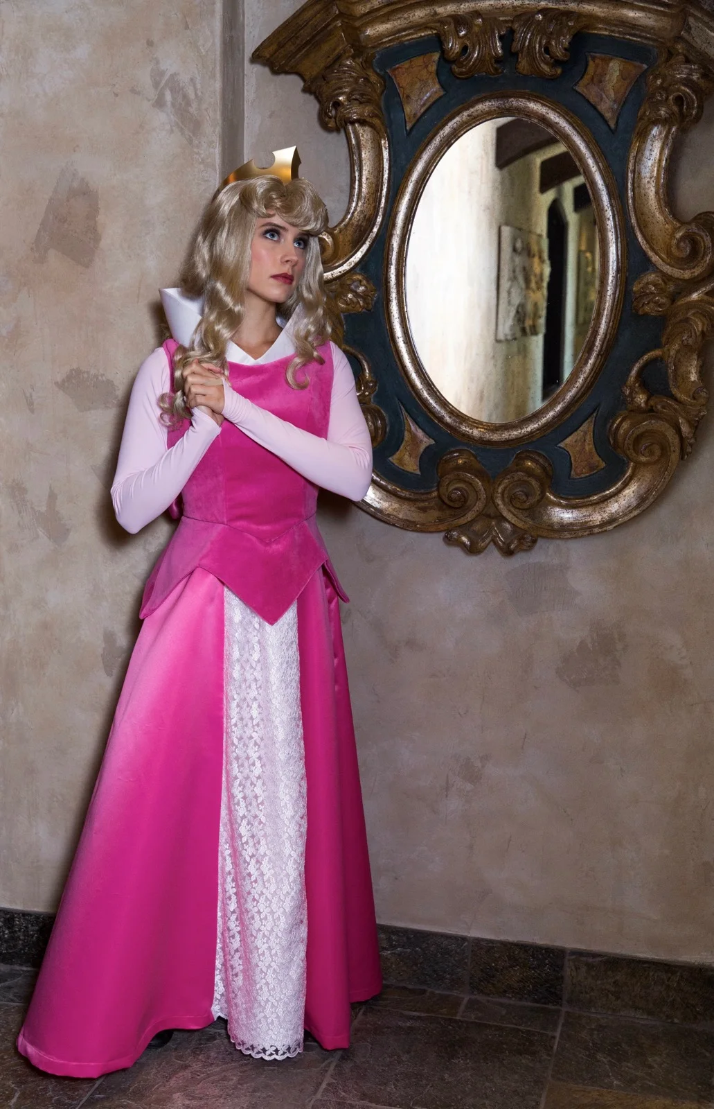 Sleeping Beauty party character in Wilmington