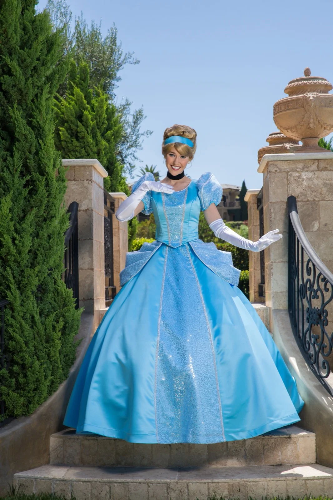Glass Slipper Princess party character in Wilmington