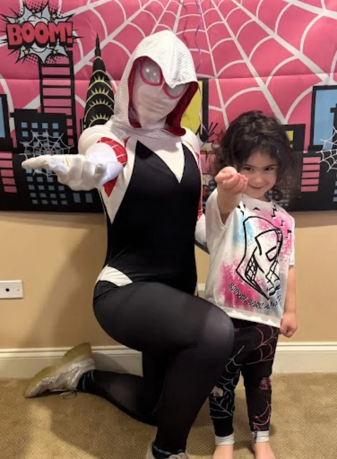 Web Heroine party character in Wilmington