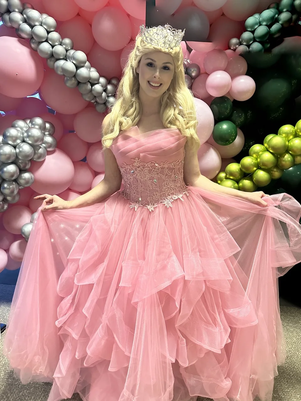 Bubble Witch party character in Wilmington