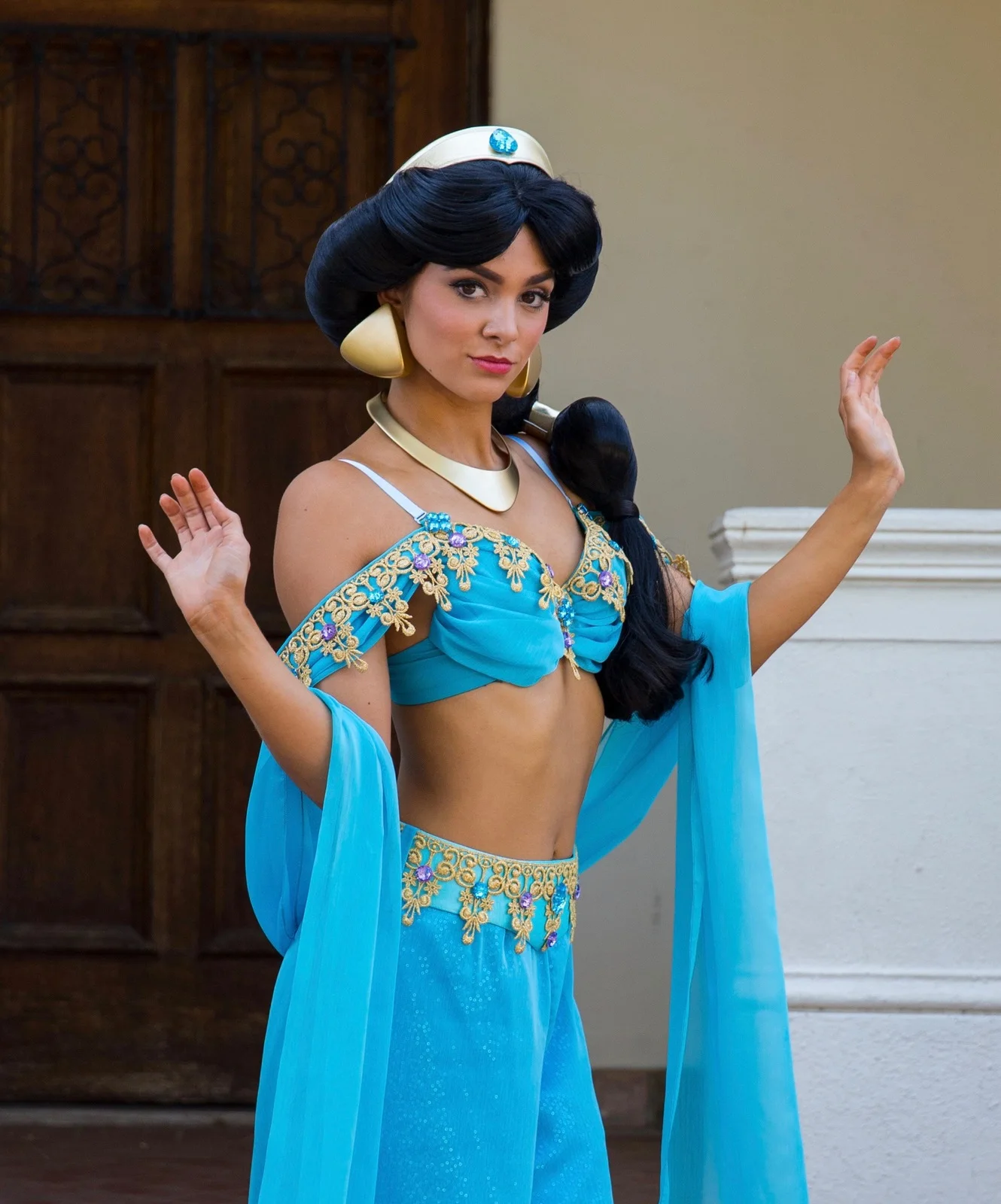 Arabian Princess party character in Wilmington