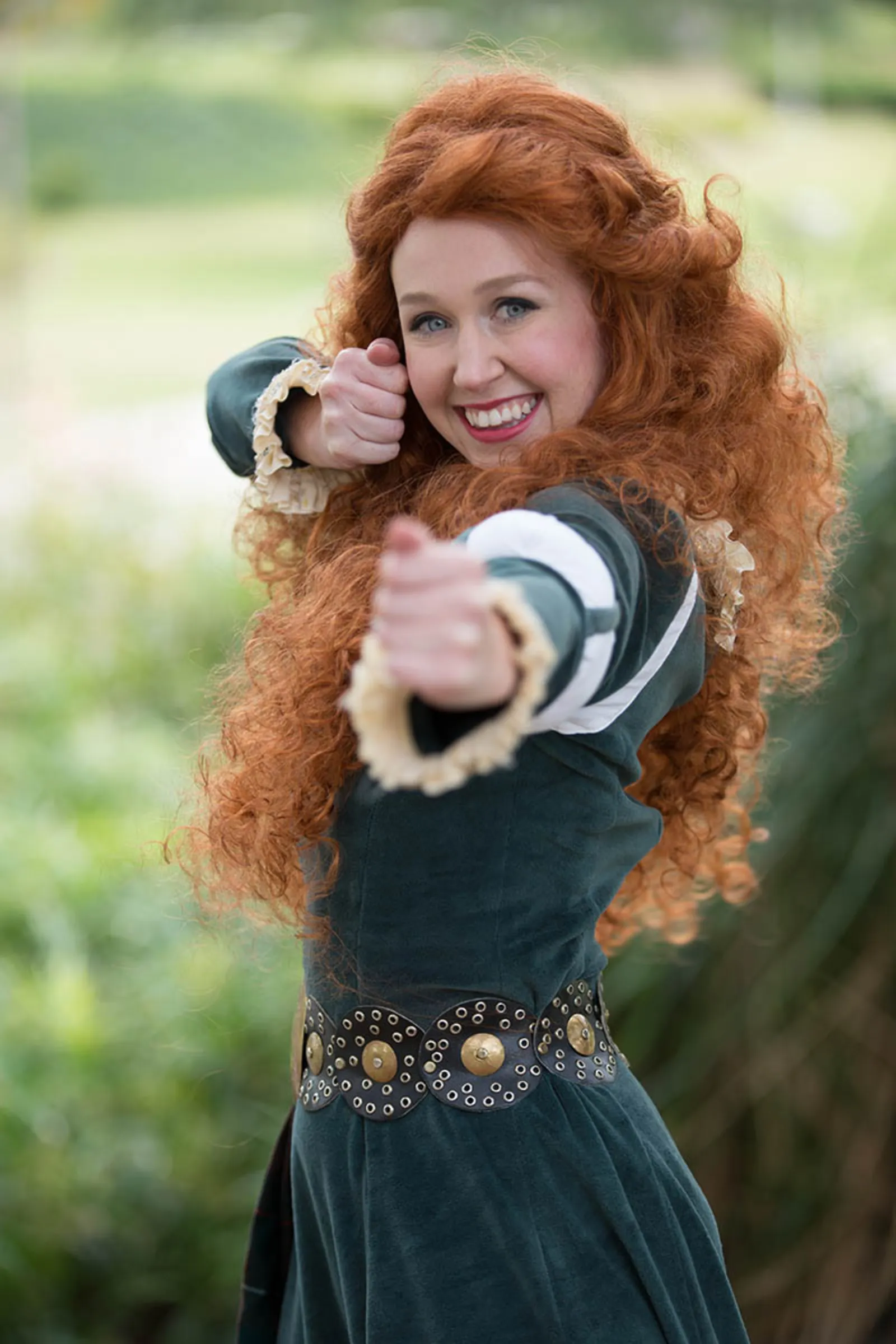Scottish Princess party character in Wilmington