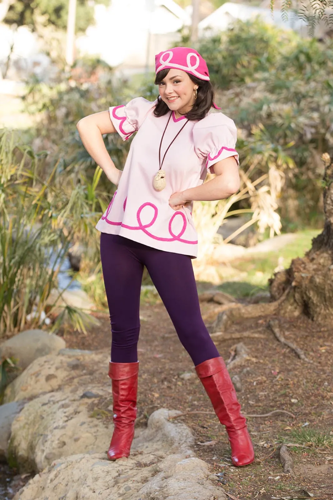 Girl Pirate party character in Wilmington