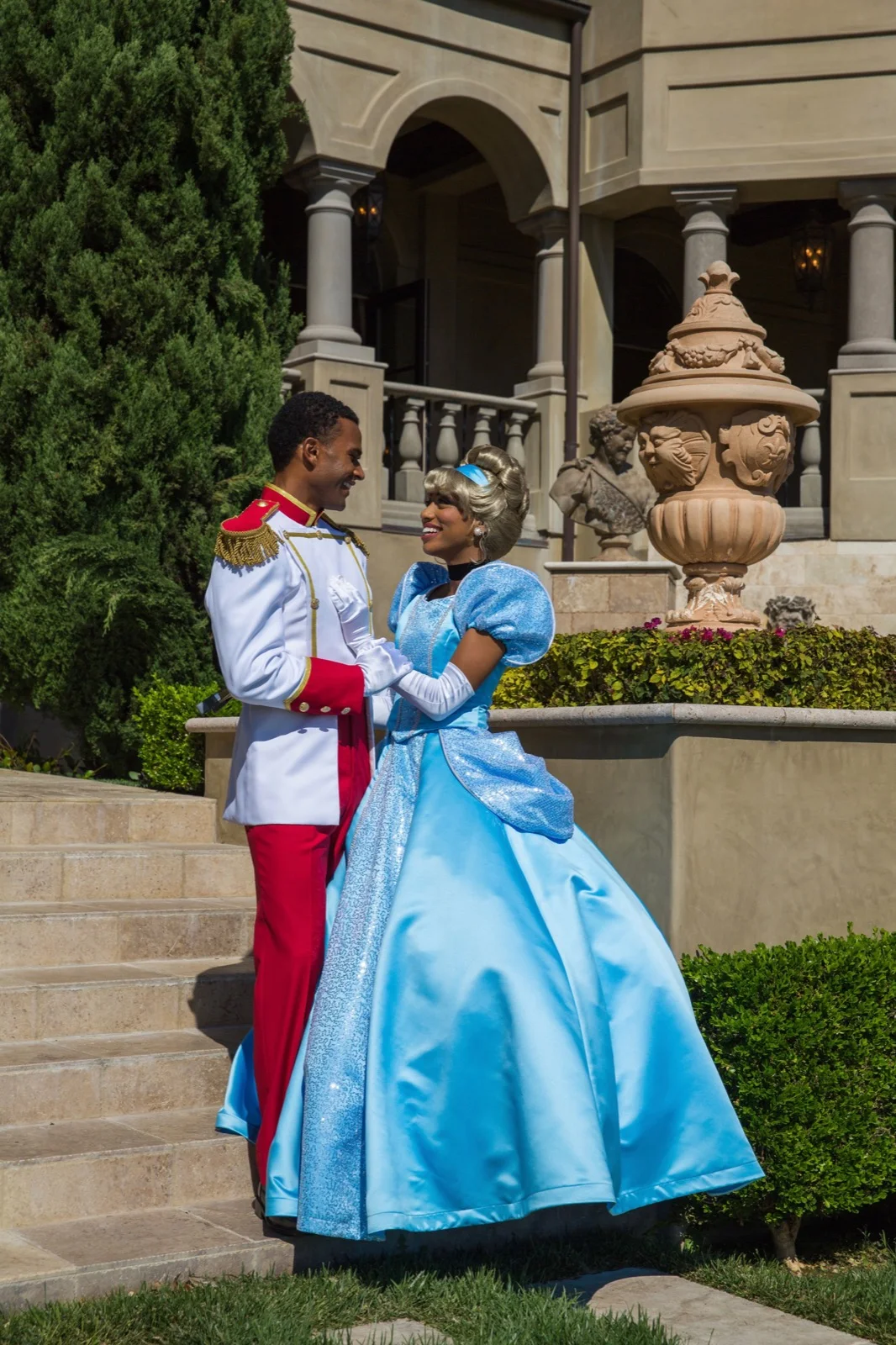 Prince Charming party character in Wilmington