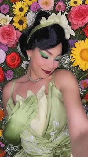 Frog Princess party character in Wilmington
