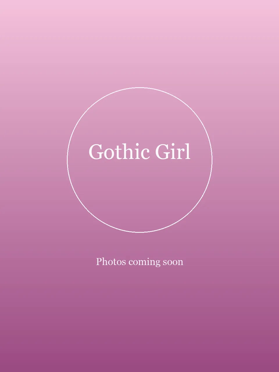 Gothic Girl party character in Wilmington