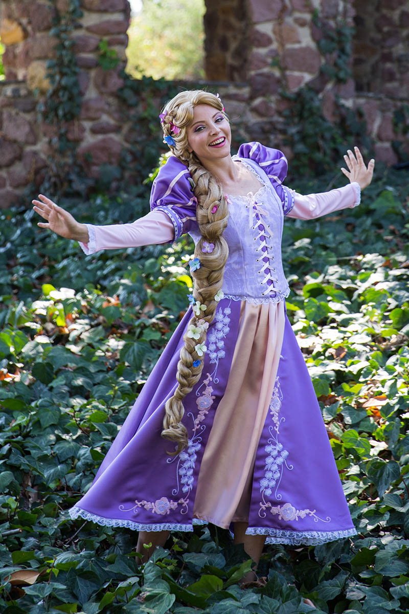 Rapunzel party character for kids in wilmington
